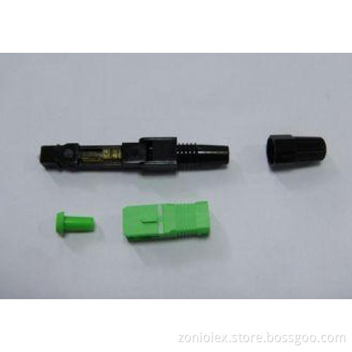 SC/APC quick assembly Fiber Optics Connector has easy assem